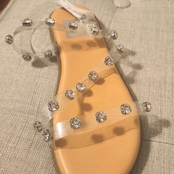 NWT-Dolce Vita- Rimestone Clear Sparkly Sandals- Size 12 - Picture 4 of 4